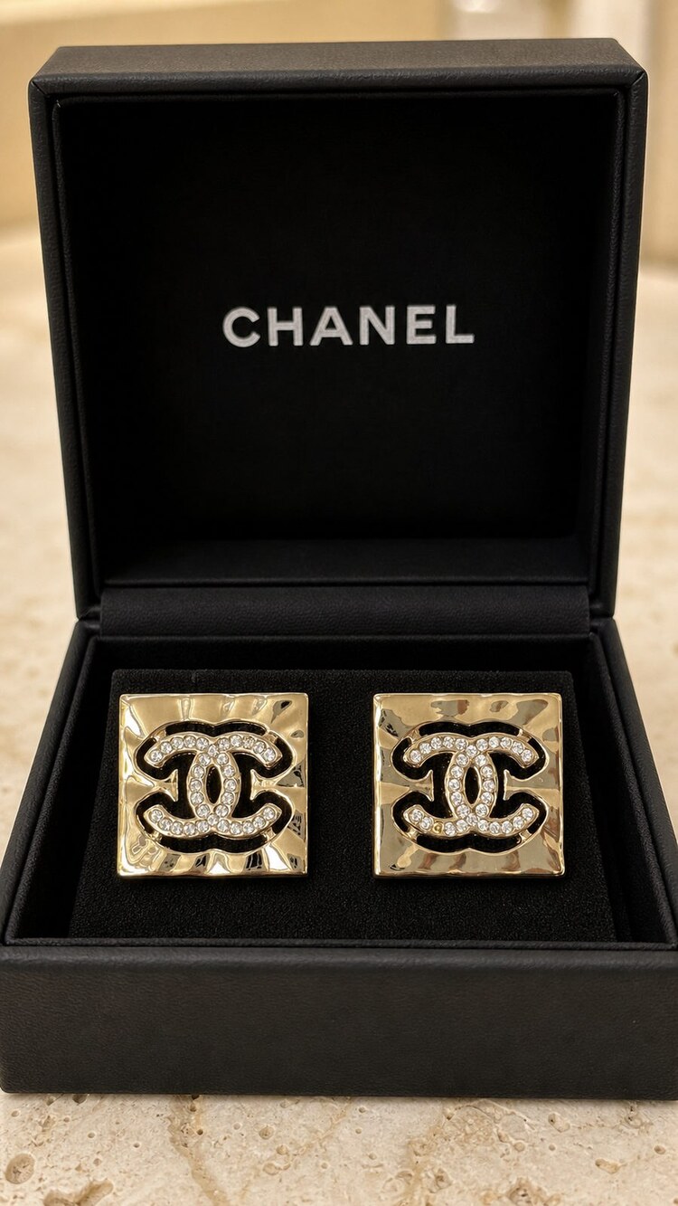 CHANEL Classic Parisian Earrings Style 17 | New with Box - Picture 3 of 9
